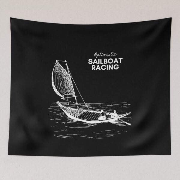 Item preview, Optimistic Sailboat Racing designed and sold by chorche-design.