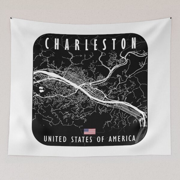 Artikelvorschau, CHARLESTON MAP USA entworfen und verkauft von hatimelhag.
