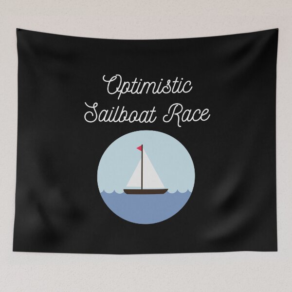 Item preview, Optimistic Sailboat Race designed and sold by chorche-design.