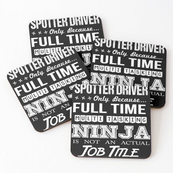 Item preview, Spotter Driver T Shirt - Multitasking Ninja Job Gift Item Tee designed and sold by oldsbyisai.