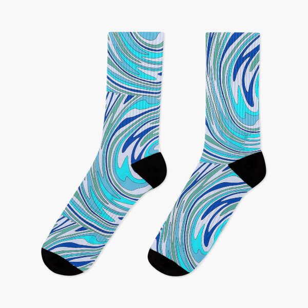 Item preview, Water Inspired Marbled Swirl in Teal, Cobalt and Aqua designed and sold by CatharticTick.