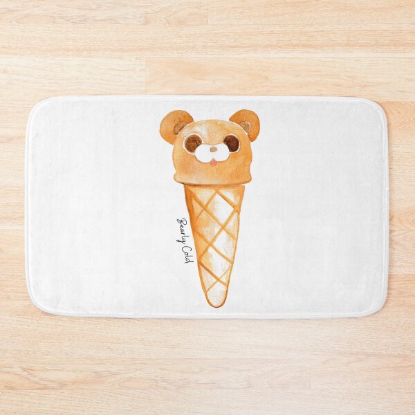 Item preview, Cute Bear Ice Cream Cone, Watercolor designed and sold by sanashibata.