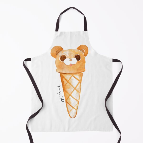 Item preview, Cute Bear Ice Cream Cone, Watercolor designed and sold by sanashibata.