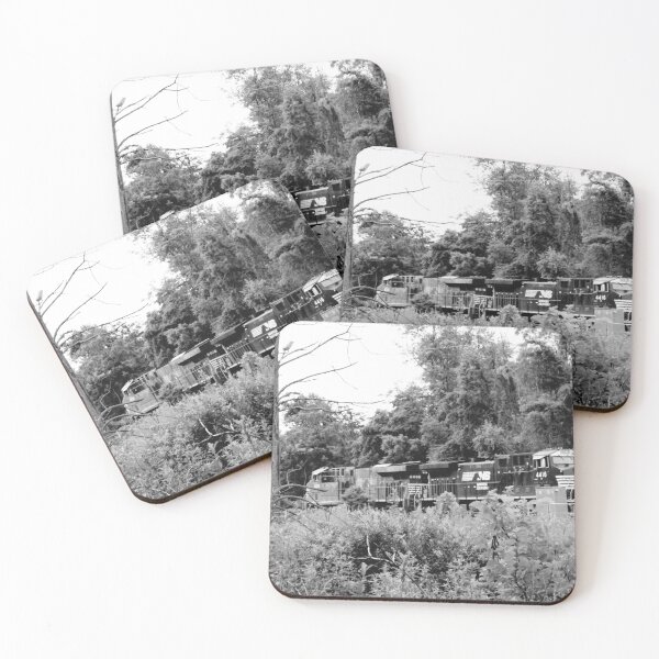 Item preview, Black and white train art designed and sold by Huppielu.