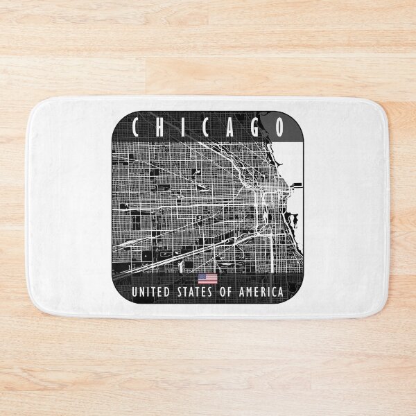 Item preview, CHICAGO MAP USA designed and sold by hatimelhag.