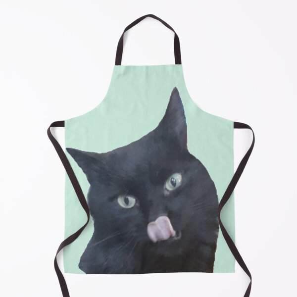 Item preview, Black Cat with Tongue Out designed and sold by EttieTheYettie.