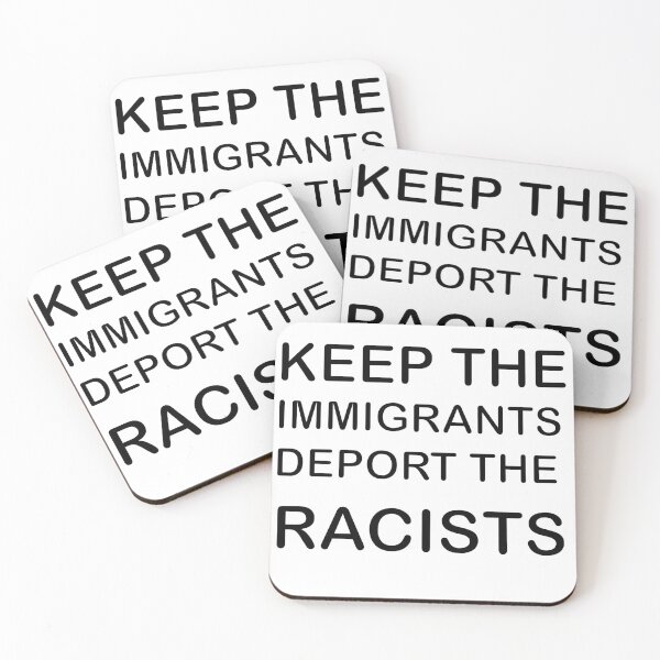 Item preview,  keep the immigrants deport the racists Fight For Equality gifts  designed and sold by seriesxanime.