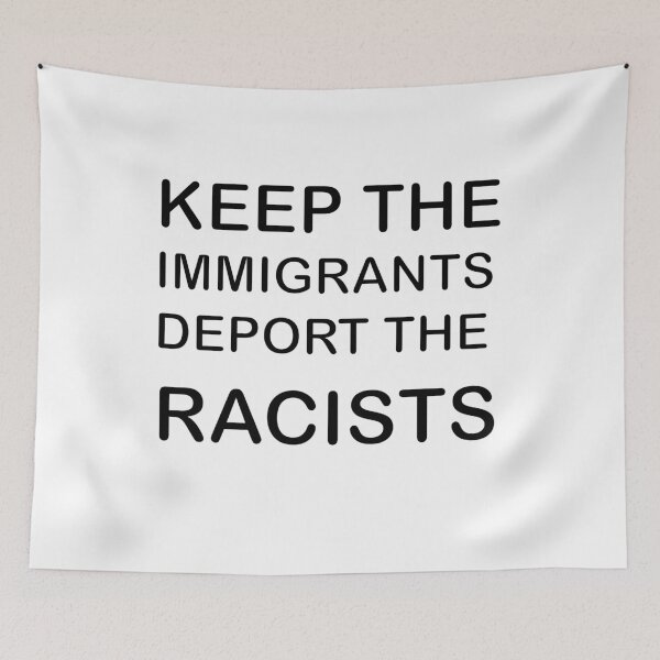 Item preview,  keep the immigrants deport the racists Fight For Equality gifts  designed and sold by seriesxanime.