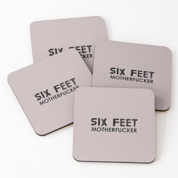 Item preview, Six Feet Motherfucker Social Distancing designed and sold by medbouk1.
