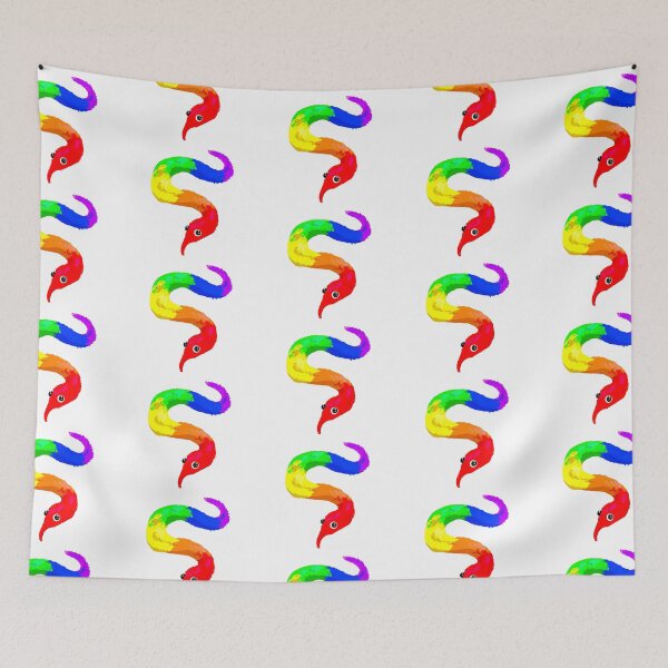 Item preview, Worm On A String Gay LGBTQ+ PRIDE flag lil worm boy // Pride sticker designed and sold by romanticists.