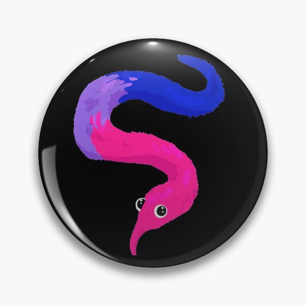 Item preview, Worm On A String LGBTQ+ BI PRIDE flag lil worm boy // Pride sticker designed and sold by romanticists.