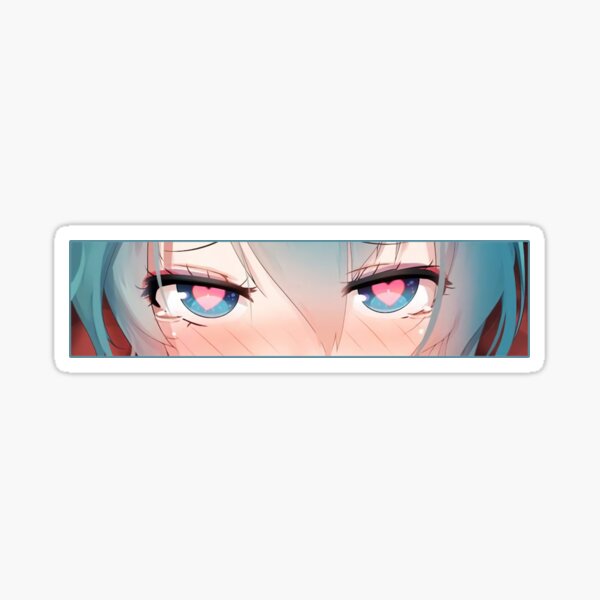 anime style eyes, amorous look, valentine's day, Anime eyes, anime girl  eyes, anime style eyes PNG, manga, kawaii  Sticker for Sale by SkadhiEir