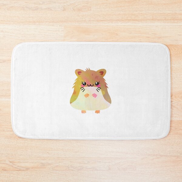 Item preview, Watercolor Ink Kawaii Brown Hamster designed and sold by Mechanical-Artt.
