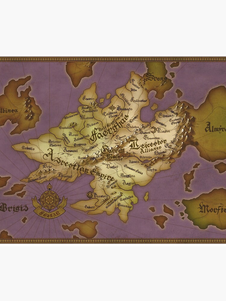 Fire Emblem Fodlan Map