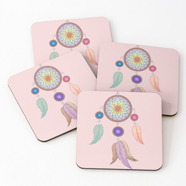 Item preview, Pastel Rainbow Dreamcatcher designed and sold by Lady-Lilac.