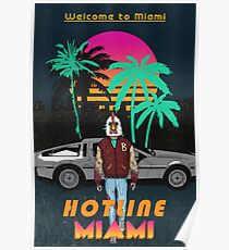 Hotline Miami poster Poster