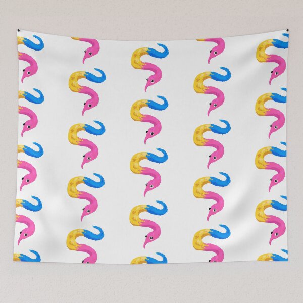 Item preview, Worm On A String LGBTQ+ PAN PRIDE flag lil worm boy // Pride sticker designed and sold by romanticists.