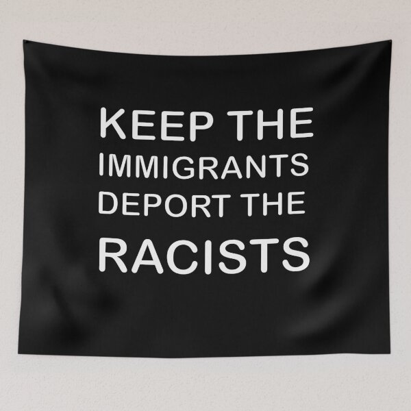 Item preview,  keep the immigrants deport the racists Fight For Equality gifts  designed and sold by seriesxanime.