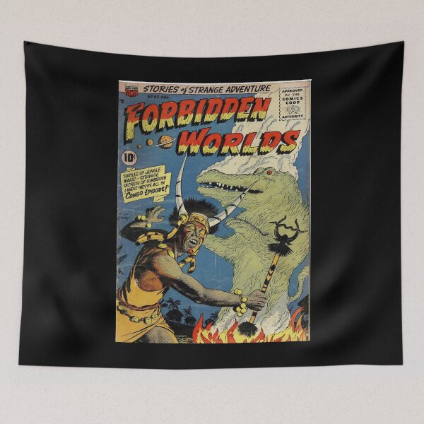Item preview, Forbidden Worlds Vintage golden age horror comic book. designed and sold by beachcamper.