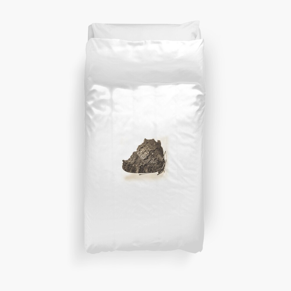 butterfly b&w Duvet Cover