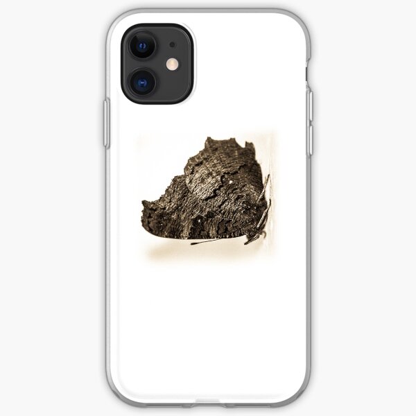 butterfly b&w iPhone Soft Case