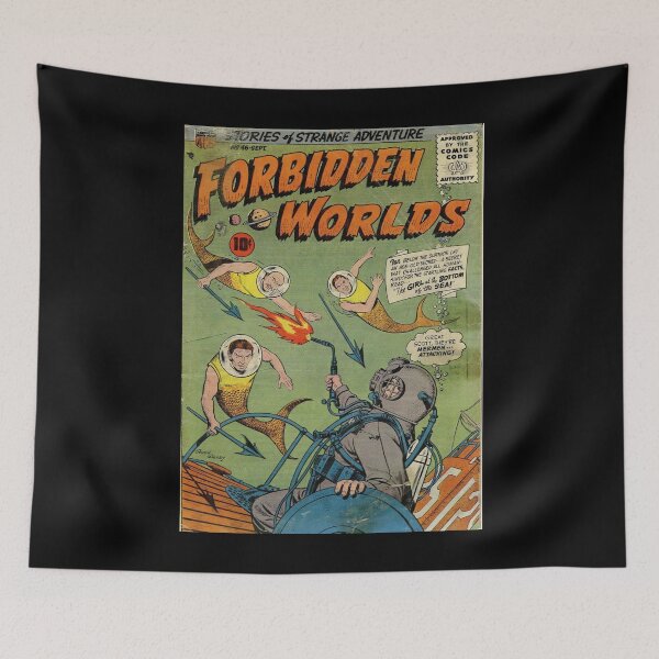 Item preview, Forbidden Worlds Vintage golden age horror comic book. designed and sold by beachcamper.