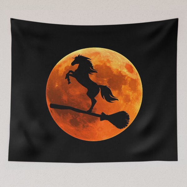 Item preview, Horse Silhouette Moon Halloween designed and sold by alaechamlal.