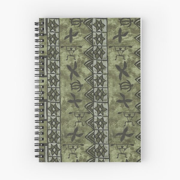 Item preview, Vintage Hawaiian Tapa Muted Green designed and sold by J Marielle Designs.