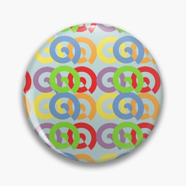 Item preview, All-Over Multi-color Spirals Design designed and sold by ThisNThatImages.