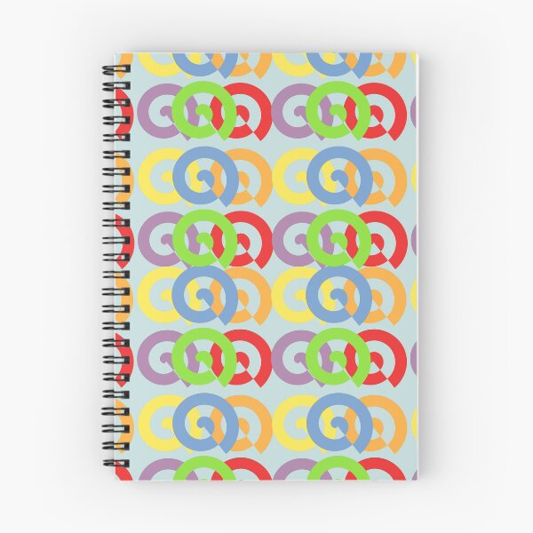 Item preview, All-Over Multi-color Spirals Design designed and sold by ThisNThatImages.