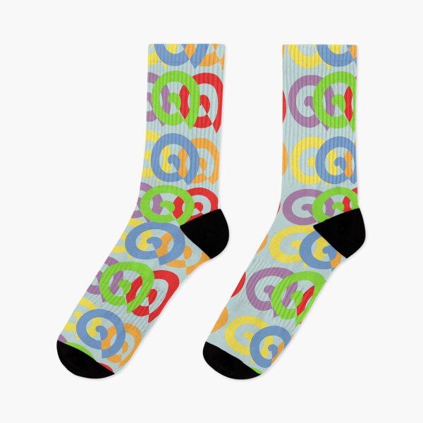 Item preview, All-Over Multi-color Spirals Design designed and sold by ThisNThatImages.