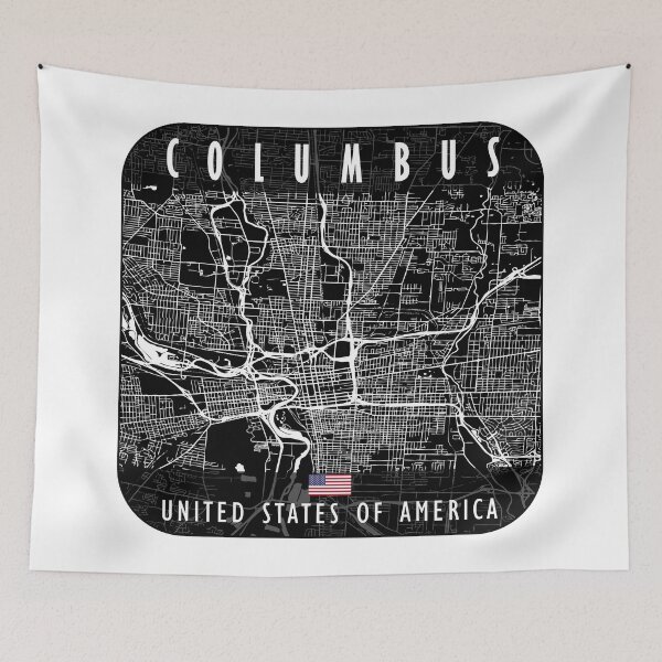 Item preview, COLUMBUS MAP USA designed and sold by hatimelhag.
