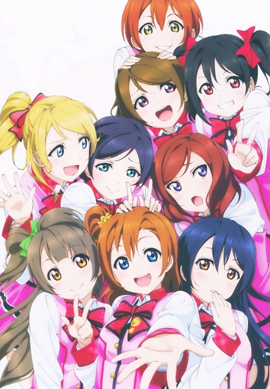 love live school idol project canvas poster