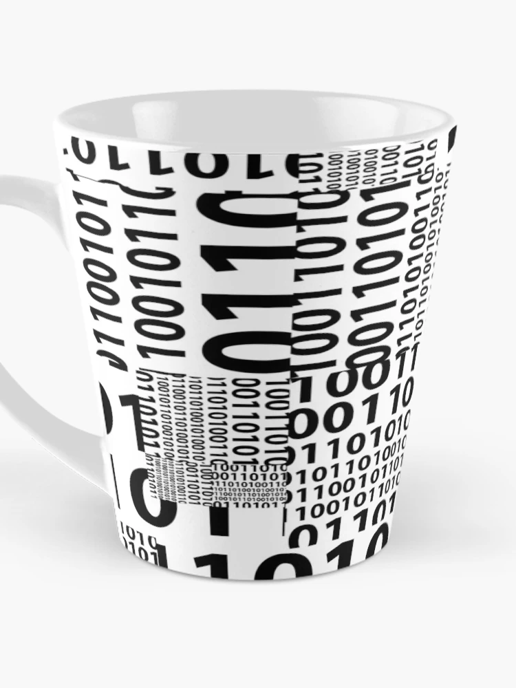 Thumbnail 3 of 4, Coffee Mug, Binary Code designed and sold by springflow.