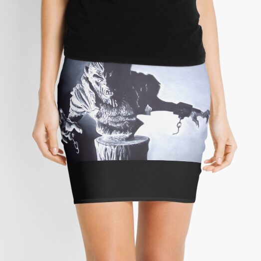 creature study 3 wolfman Mini Skirt