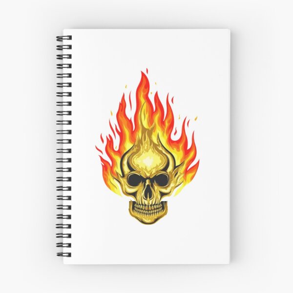 Item preview, Skull Gold and Fire - Skull - Fear - Halloween designed and sold by rahman-7.