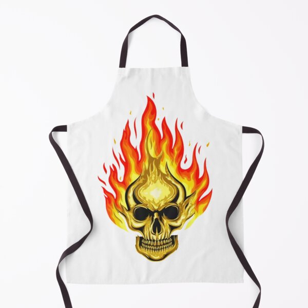 Item preview, Skull Gold and Fire - Skull - Fear - Halloween designed and sold by rahman-7.