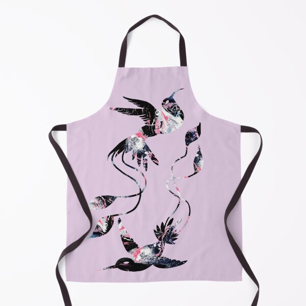 Item preview, Liquid dark dreams drifting apart abstract hummingbirds designed and sold by TitaCris.