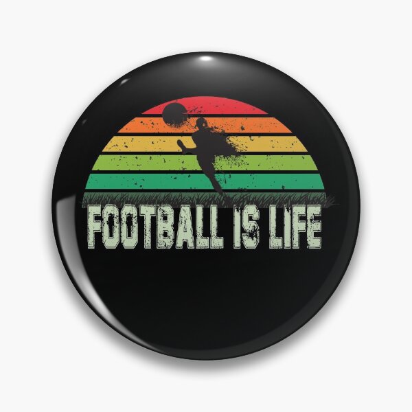 Item preview, FOOTBALL IS LIFE - gift boys, vintage, retro design designed and sold by SHINIGAMI-SHOP.