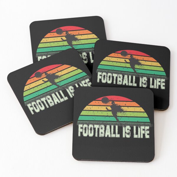 Item preview, FOOTBALL IS LIFE - gift boys, vintage, retro design designed and sold by SHINIGAMI-SHOP.