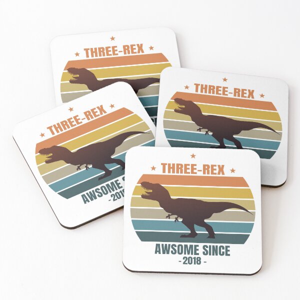 Item preview, Kids Three Rex 3rd Birthday Third Dinosaur 3 Year Old  designed and sold by TH3--DESIGNER.