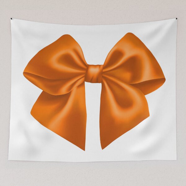 Item preview, Pumpkin Orange Flow Bow  designed and sold by Only4sometimes.