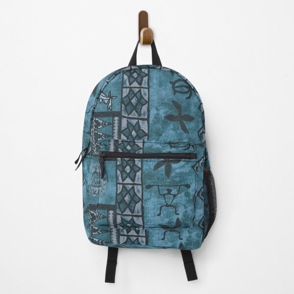 Item preview, Vintage Hawaiian Tapa Ocean Blue designed and sold by J Marielle Designs.