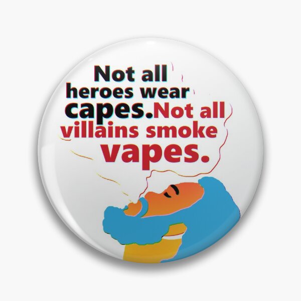 Item preview, Not All Villains Smoke Vapes designed and sold by DaltonSays.