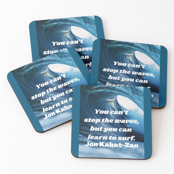 Item preview, Learn to Surf Waves Quote  designed and sold by AtlanticFossils.
