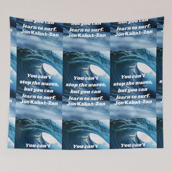Item preview, Learn to Surf Waves Quote  designed and sold by AtlanticFossils.