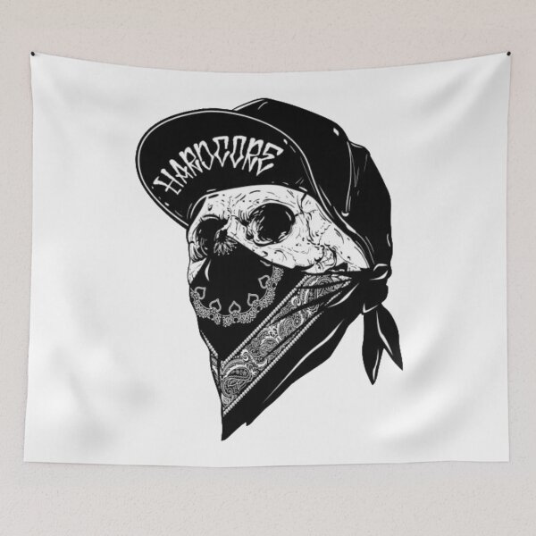 Item preview, Skull and scarf with Cap - Skull - Fear - Halloween designed and sold by rahman-7.