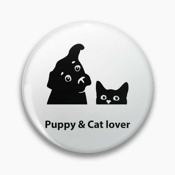 Artikelvorschau, Ein süßes Bild von einem kleinen Hund und einer Katze ist für alle Liebhaber gemacht entworfen und verkauft von TheOGDesign.
