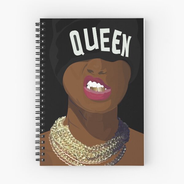 Item preview, Black Queen with gold teeth and chains  designed and sold by LavonnaLee.