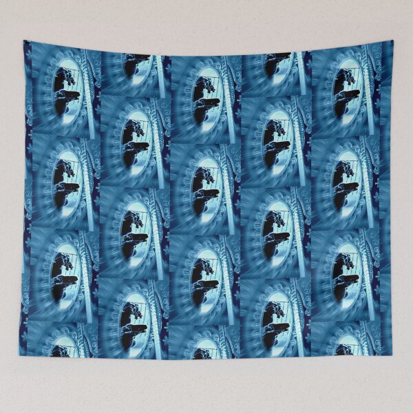 Item preview, Midnight Horseys Through The Looking Glass designed and sold by Jean Gregory Evans.
